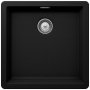На фото Кухонная мойка Schock Brooklyn N100 Nero-13 (34025013)