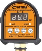 На фото Электронное реле давления Optima EP-1 с защитой сухого хода