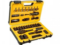 На фото Набор головок торцевых Stanley 1/2" с инструментами, 30 шт (STHT0-73401)