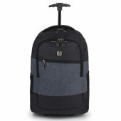 На фото Сумка-рюкзак на колесах Gabol Saga 31L Black (926197)