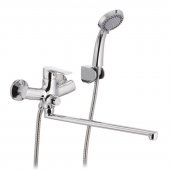 Смеситель для ванны MIXXUS PREMIUM PUSH Chr-006 (перекл. кнопкой) (MI1665) На фото Смеситель для ванны MIXXUS PREMIUM PUSH Chr-006 (перекл. кнопкой) (MI1665)