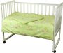 На фото Комплект постельного белья Руно Младенец 60х120 см 3шт Детский Салатовый Мишки-пузатики (932.02_(Сал