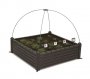 На фото Грядка для растений Keter Garden Bed черная (7290103659806)
