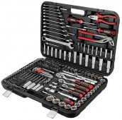 На фото Набор инструментов Intertool 1/2" & 3/8" & 1/4" 233ед. Cr-V STORM (ET-8233)