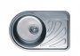 На фото Кухонная мойка Haiba 67x44 Decor декорированная (HB0557)