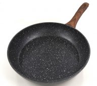 Сковорода Benson 22 х 4.5 см с мраморным покрытием (BN-523) На фото Сковорода Benson 22 х 4.5 см с мраморным покрытием (BN-523)