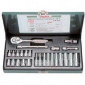 На фото Набор торцевых головок Hans 1/4" 26 предметов от 5/32" до 1/2" (2626A)