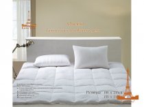 На фото Одеяло Love you антиаллергенное 195x215 см Белое (Одеяло 195*215 антиаллергенное)