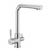 Смеситель для кухни MIXXUS PREMIUM HANS Chr-021 (MI1666) На фото Смеситель для кухни MIXXUS PREMIUM HANS Chr-021 (MI1666)