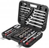 На фото Набор инструментов Intertool 1/2" & 1/4" 82ед. Cr-V STORM (ET-8082)