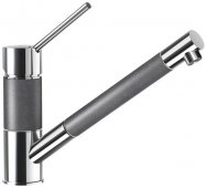 Кухонный смеситель Schock SC50 Inox-12 хром/серый (50312012) На фото Кухонный смеситель Schock SC50 Inox-12 хром/серый (50312012)