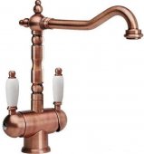 Смеситель для кухни Franke OLD-ENGLAND BICOMAND медь (115.0028.209) На фото Смеситель для кухни Franke OLD-ENGLAND BICOMAND медь (115.0028.209)