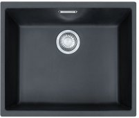На фото Кухонная мойка Franke Sirius Tectonite SID 110-50 Черная (125.0395.602)