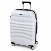 На фото Чемодан на колесах Gabol Wrinkle (L) White (924693)