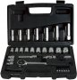 На фото Набор головок торцевых Stanley 3/8" с инструментами, 30 шт (1-94-652)