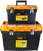 На фото Набор ящиков для инструмента Sigma 2в1 413×212×244 мм и 564×310×388 мм (7403521)