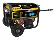 На фото Генератор газ/бензин Forte FG LPG 6500Е 5.0/5.5 кВт 4-х тактный ручной/электрозапуск (58392)