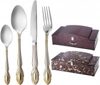 На фото Набор столовых приборов Millerhaus 72 предмета (MH-5965)