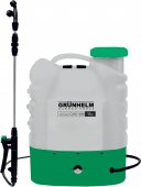На фото Опрыскиватель аккумуляторный Grunhelm GHS -16M 8АН/12V 2-4 бар 16 л (81441)