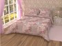 На фото Постельное белье Leleka-Textile Полиэстер 175х210 Розовое Двуспальное