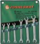 На фото Набор ключей разрезных Jonnesway 8-19 мм 6 предметов (W24106S)