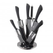 На фото Набор ножей Berlinger Haus Stainless steel set 8 предметов алмазное покрытие (BH-2183)