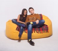 На фото Кресло-мешок Диван Poparada Yellow large (D1L)