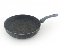 Сковорода VENETA 28x8.1 см с каменным антипригарным покрытием (AL-4919.28) На фото Сковорода VENETA 28x8.1 см с каменным антипригарным покрытием (AL-4919.28)