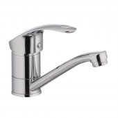 На фото Смеситель для кухни Haiba FABIO 555 (излив 15 см) (HB0106)