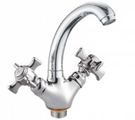 Кухонный смеситель Cron Zeus 272 на гайке (CR0082) На фото Кухонный смеситель Cron Zeus 272 на гайке (CR0082)