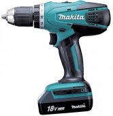 На фото Шуруповерт аккумуляторный Makita DF457DWE 18 В Li-Ion (45068)