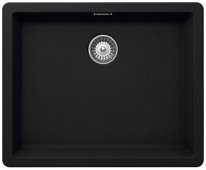 На фото Кухонная мойка Schock Brooklyn N100 L Onyx-10 (34176010)