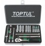 На фото Набор инструмента Toptul 1/4" 18ед. дюйм 3/16"-9/16" удлиненные (GCAD1813)