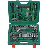 На фото Набор инструмента Hans 158 предм 1/4", 1/2" (TK-158E)