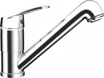 Кухонный смеситель Schock Cosmo Chrom-80 белый (52512080) На фото Кухонный смеситель Schock Cosmo Chrom-80 белый (52512080)