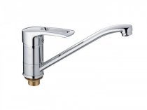 Кухонный смеситель Haiba Hansberg 555 на гайке (HB0213) На фото Кухонный смеситель Haiba Hansberg 555 на гайке (HB0213)