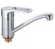 Кухонный смеситель Cron Hansberg 555-15 СМ на гайке (CR0039) На фото Кухонный смеситель Cron Hansberg 555-15 СМ на гайке (CR0039)