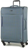 На фото Чемодан на колесах Members Vogue (L) Blue Geo Print (923551)
