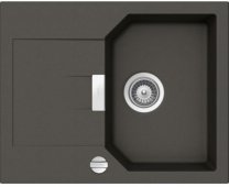 На фото Кухонная мойка Schock Manhattan D100 Xs Asphalt-43 (22034543)