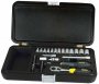 На фото Набор головок торцевых Stanley Expert 1/4" с инструментами, 35 шт DW (1-94-672)