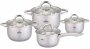 Набор посуды из нержавеющей стали Bohmann 8 предметов (BH 0812 S) На фото Набор посуды из нержавеющей стали Bohmann 8 предметов (BH 0812 S)