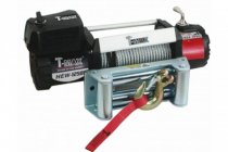 На фото Лебедка T-Max HEW- 12500 12V/5.665 т X Power series Waterproof (7345113)