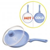 На фото Сковорода Maestro с крышкой 26 см индикация нагрева (MR-1224-26)