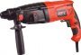 На фото Перфоратор Mastertool PROFI SDS plus 26 мм, 800 Вт, 900 об/мин, 4850 уд/мин 3 Дж 3 режима (MRHL2607)