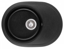 На фото Кухонная мойка Granado Sevilla Black shine (1501)