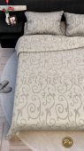 На фото Постельное белье Leleka-Textile Ранфорс 145х210 Бежевое Полуторные