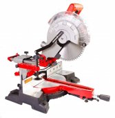 На фото Станок торцовочный Mastertool PROFI 2200 Вт, 255*25.4 мм, 5000 об/мин, 4 угла работы (MMS2505S)