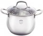 На фото Кастрюля Berlinger Haus Silver Belly Collection 24х17.5 см 8 л (BH-1413)