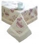 На фото Скатерть Прованс Cups с кантом и кружевом 140х140 см (.003744)