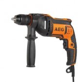 Дрель ударная AEG 705 Вт, самозажимной патрон 13 мм (сталь) + сумка (SBE705RE) На фото Дрель ударная AEG 705 Вт, самозажимной патрон 13 мм (сталь) + сумка (SBE705RE)